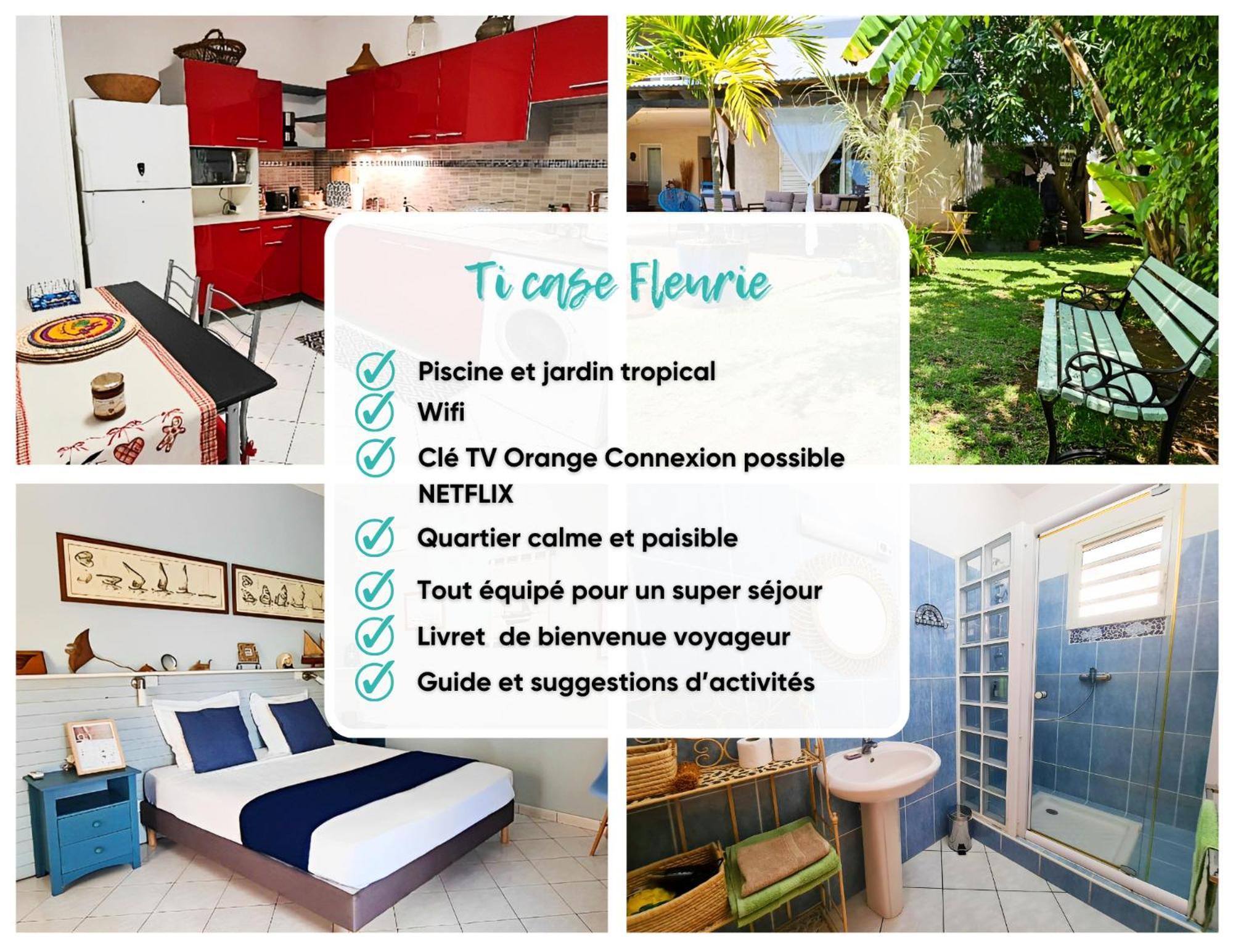 Ti Case Fleurie * Piscine * Jardin Tropical Saint-Leu Extérieur photo